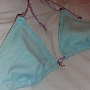 Light blue Victoria secret string bikini top